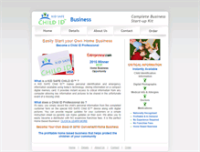 Tablet Screenshot of childidbusiness.com